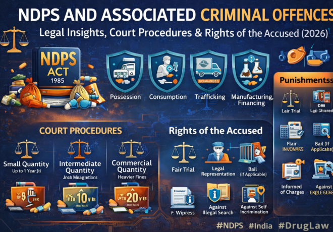 NDPS and Associated Criminal Offences: Legal Insights, Court Procedures & Rights of the Accused